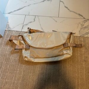 Calpak Beige and Tan Crossbody Bag